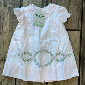 NWT The Oaks Apparel gorgeous pink dress with floral detail.